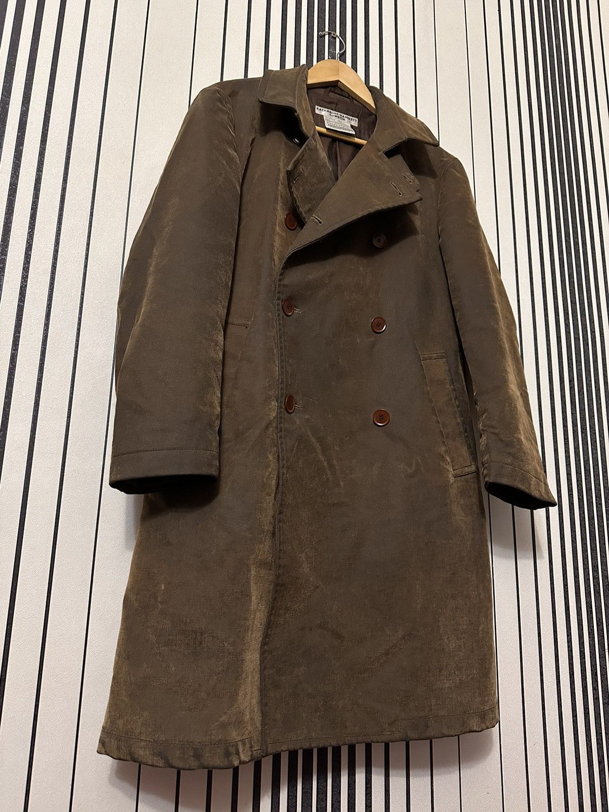 Vintage 1990’s Katharine Hamnett Vintage “Iridescent” Coat/Jacket Size US L / EU 52-54 / 3 - 2 Thumbnail