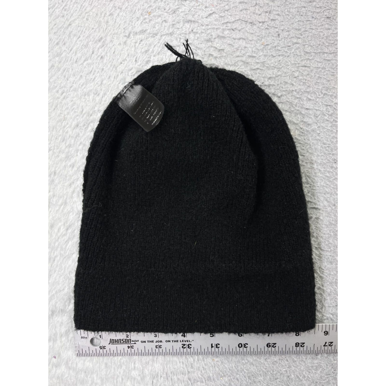 Vintage Unbranded Beanie Hat Knit One Size Black Lightweight Ski Mens Winter Casual Size ONE SIZE - 3 Thumbnail