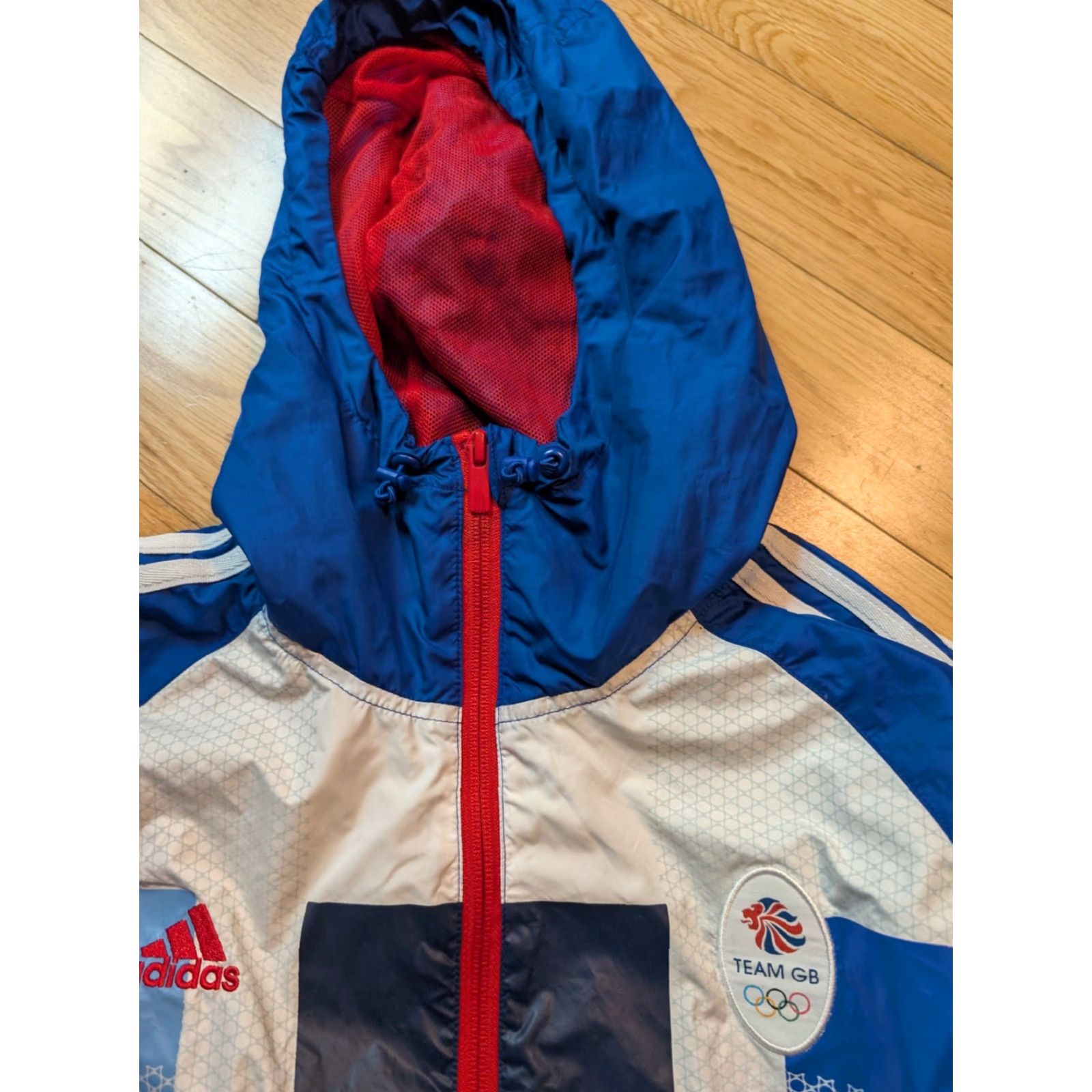 Adidas Great Britain 2012 Olympic Team Adidas Full Zip Jacket Women S Blue Windbreaker Size S Size S / US 4 / IT 40 - 5 Thumbnail