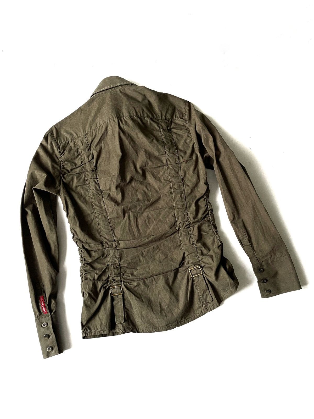 Miss Sixty × Vintage Miss Sixty Avant-Garde Shirt Size M Made In Italy Olive Size M / US 6-8 / IT 42-44 - 9 Thumbnail