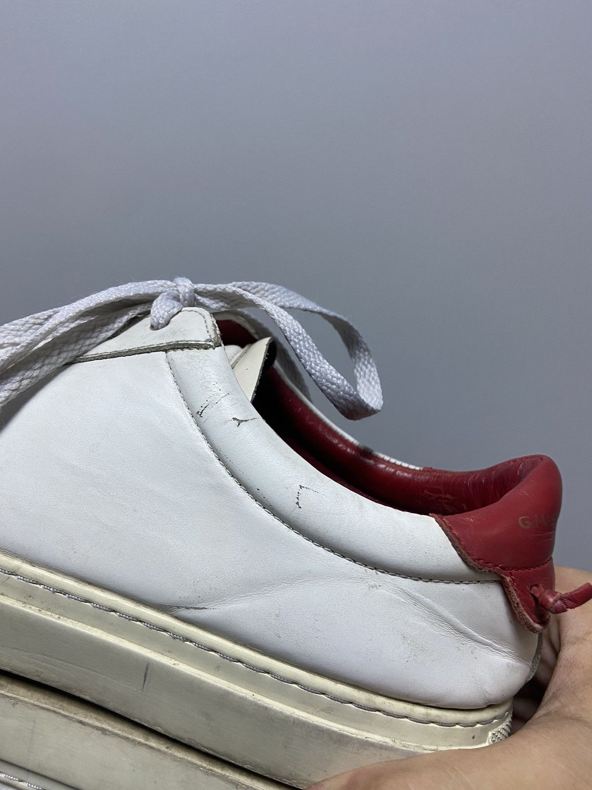 Givenchy × Vintage Givenchy Leather Vintage Shoes Low Sneakers Womans Size US 9 / IT 39 - 14 Thumbnail