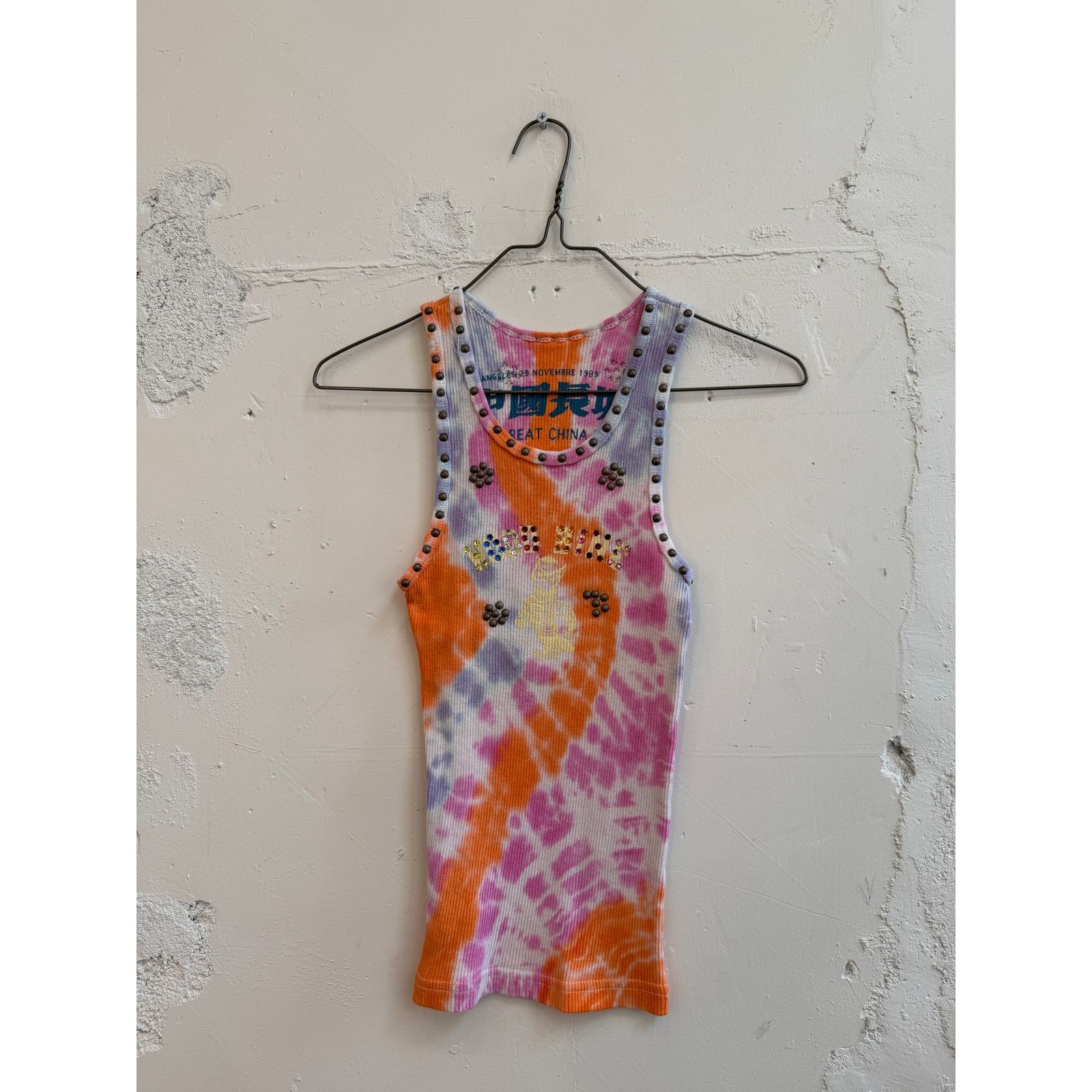 The Great China Wall Great China Wall x Hot Mess Tie Dye Studded Tank Top Size M / US 6-8 / IT 42-44 - 1 Thumbnail
