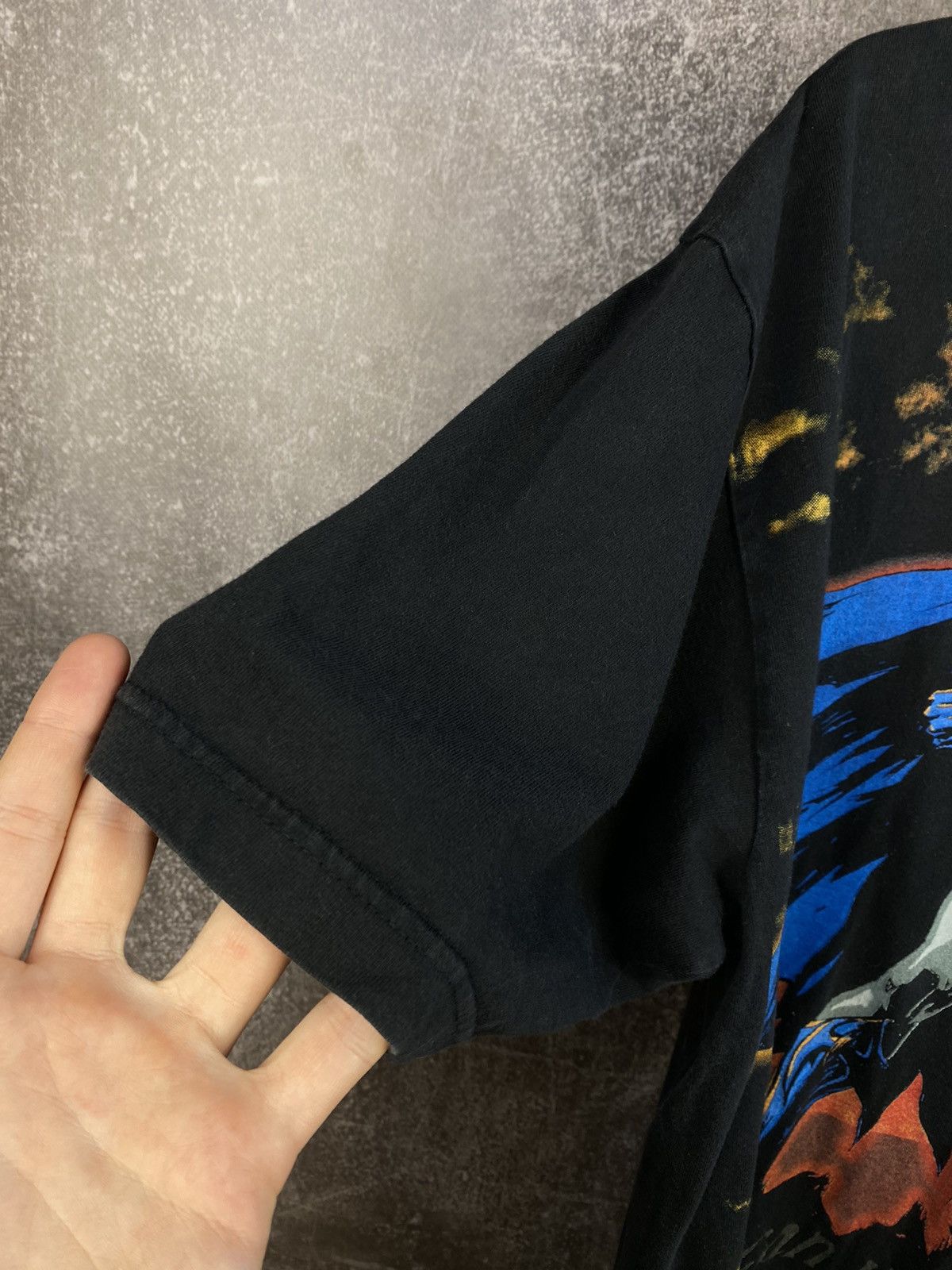 Fruit Of The Loom Vintage 1997 Batman all over print Tee Shirt Size US XL / EU 56 / 4 - 5 Thumbnail