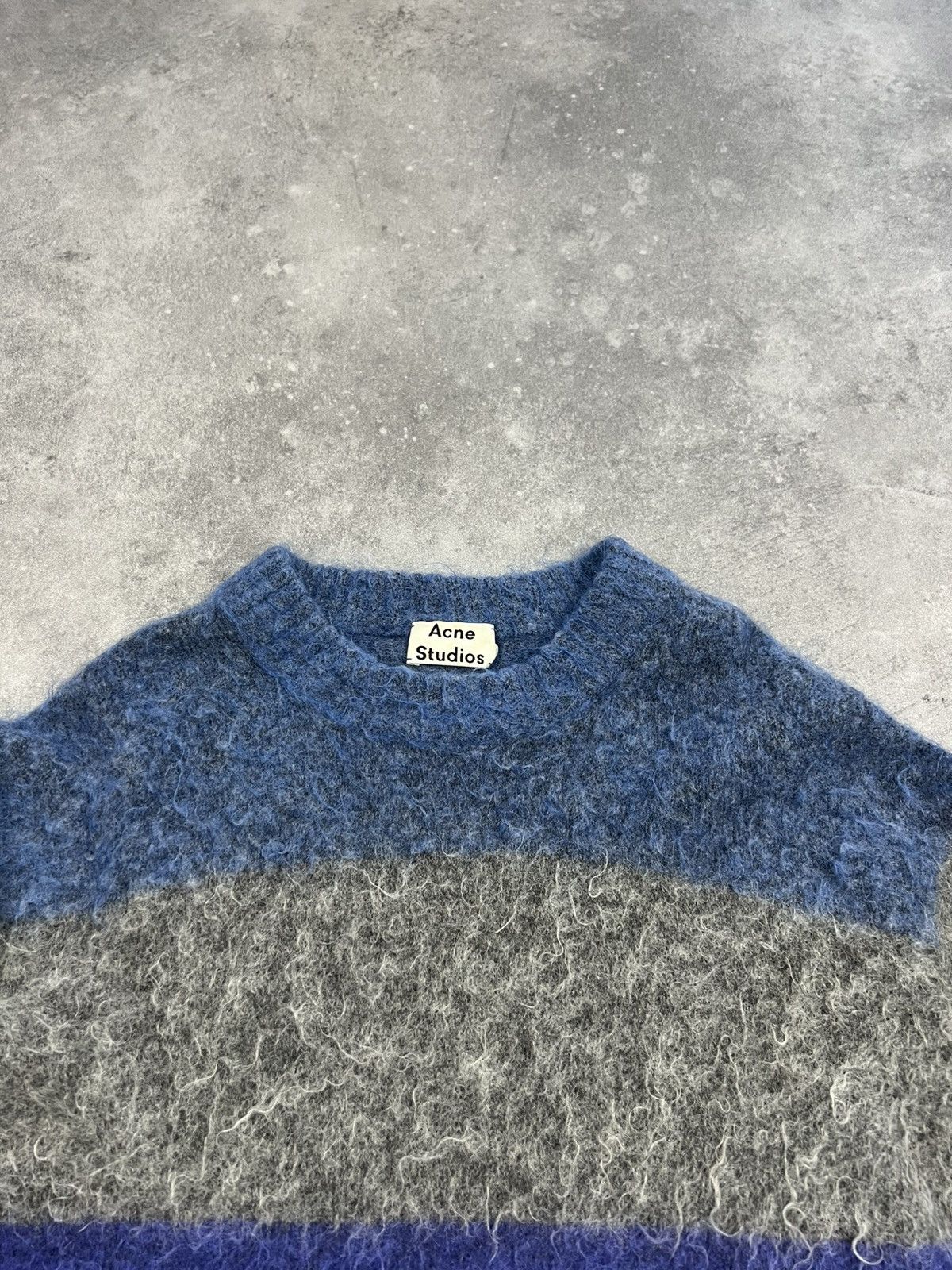 Acne Studios ACne Studios Albah Mohair Wool Jumper Striped Oversized Size US M / EU 48-50 / 2 - 7 Thumbnail