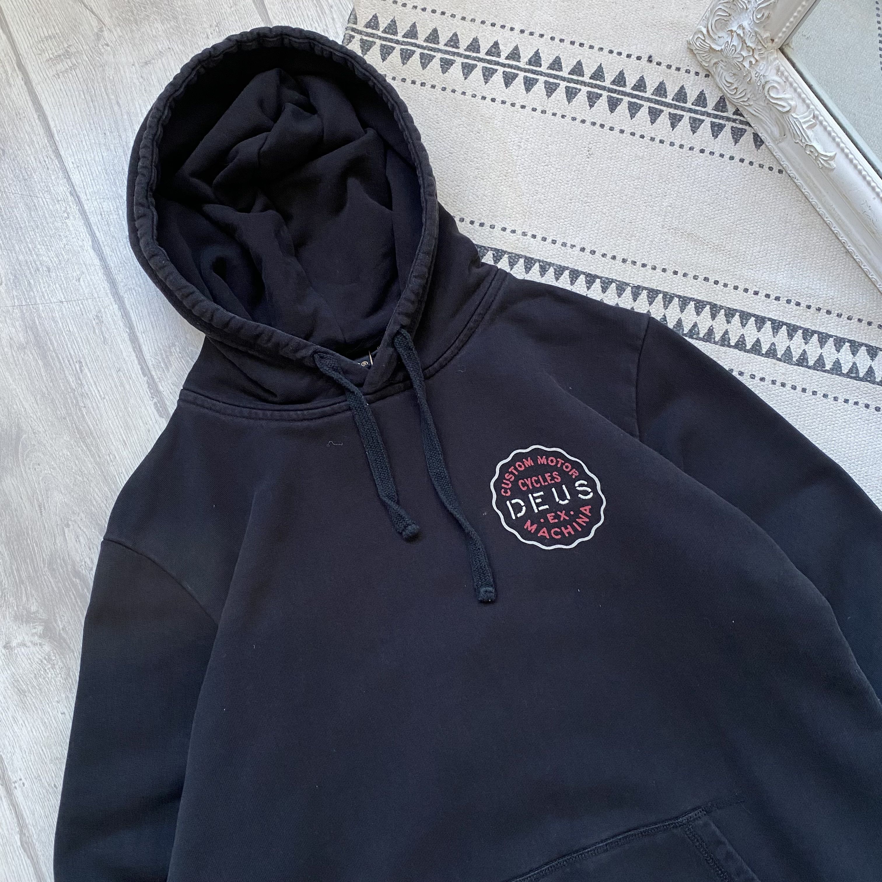 Deus Ex Machina 🏍️ Vintage 00s Deus Ex Machine hoodie Y2K big Logo racing Size US S / EU 44-46 / 1 - 3 Thumbnail