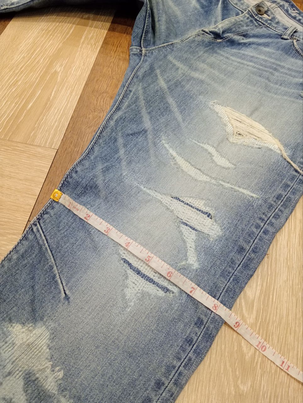 GOSTAR DE FUGA GOSTAR DE FUGA JAPAN STRETCH DISTRESSED JEANS Size US 35 - 17 Thumbnail