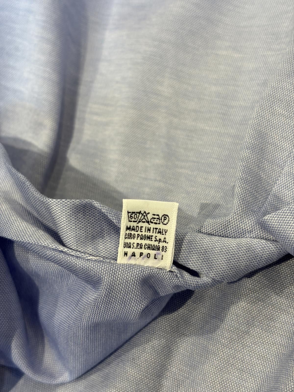 Kiton Kiton Light Blue Stretch Cotton Jersey Shirt Size US XL / EU 56 / 4 - 9 Thumbnail