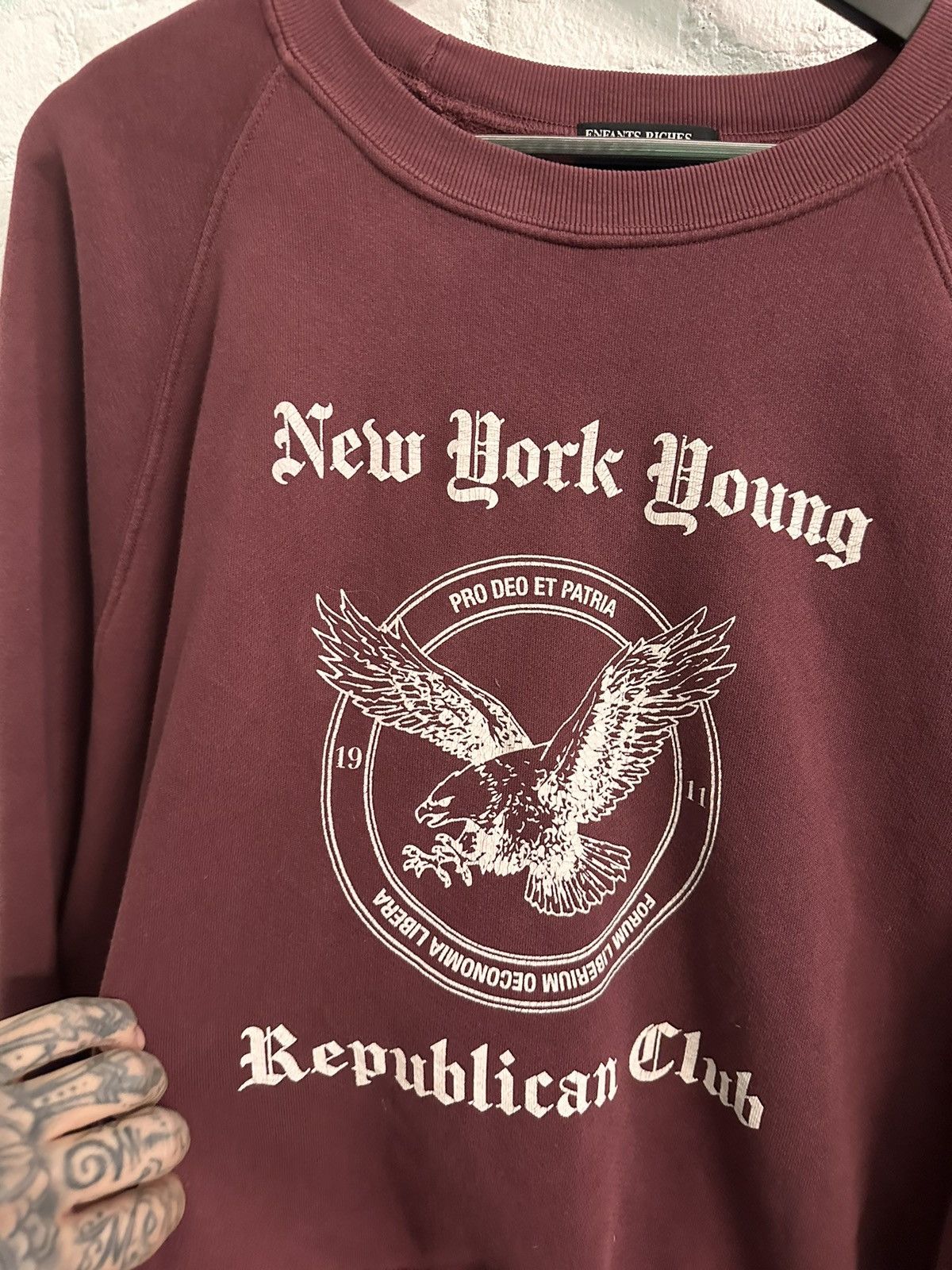 Enfants Riches Deprimes ERD NY YOUNG REPUBLICAN SWEATER Size US M / EU 48-50 / 2 - 3 Thumbnail