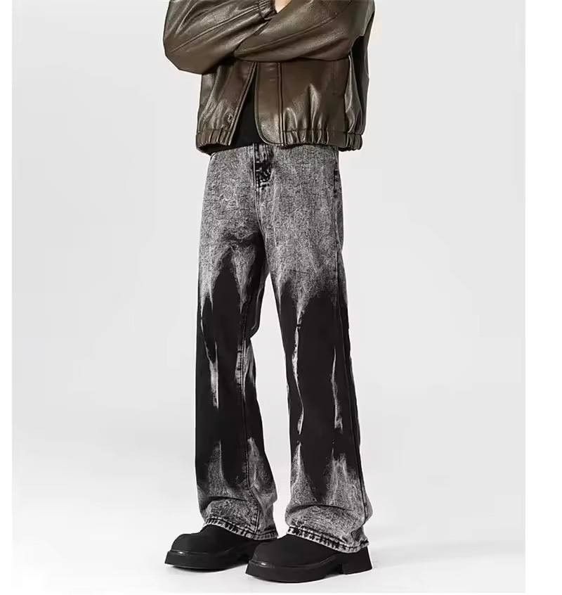 Japanese Brand × Vintage black print jeans Size US 36 / EU 52 - 3 Thumbnail