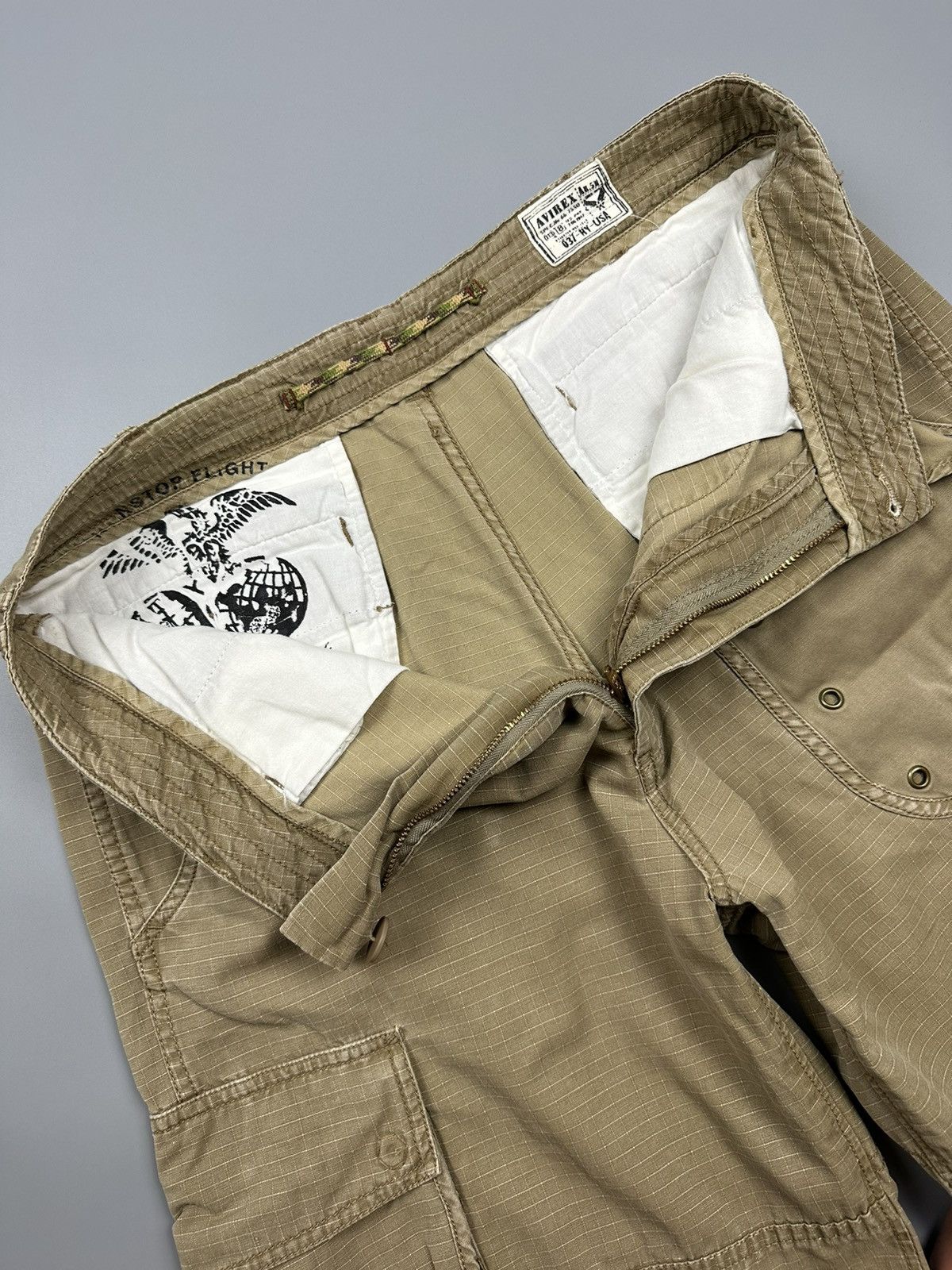 Avirex × Vintage Vintage Avirex Short Cargo Pant Size US 33 - 5 Thumbnail