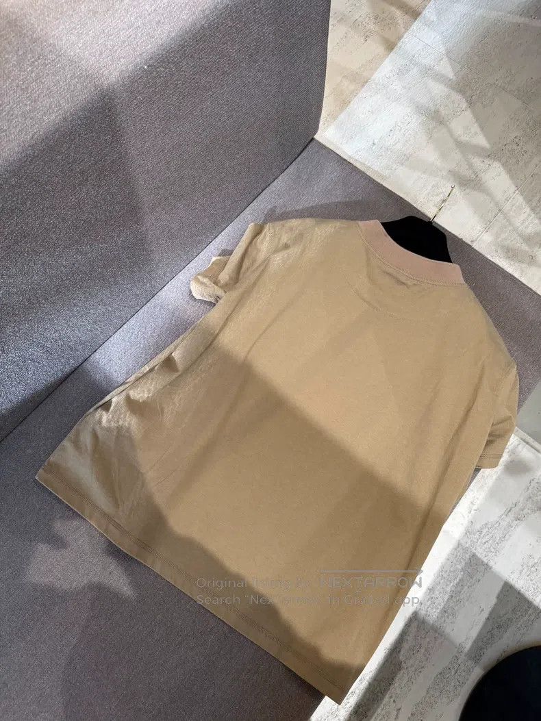 Hermes Hermes Short-sleeve T-shirt with Small Collar and Stamp Pr Size XXS / US 00 / IT 34 - 5 Thumbnail