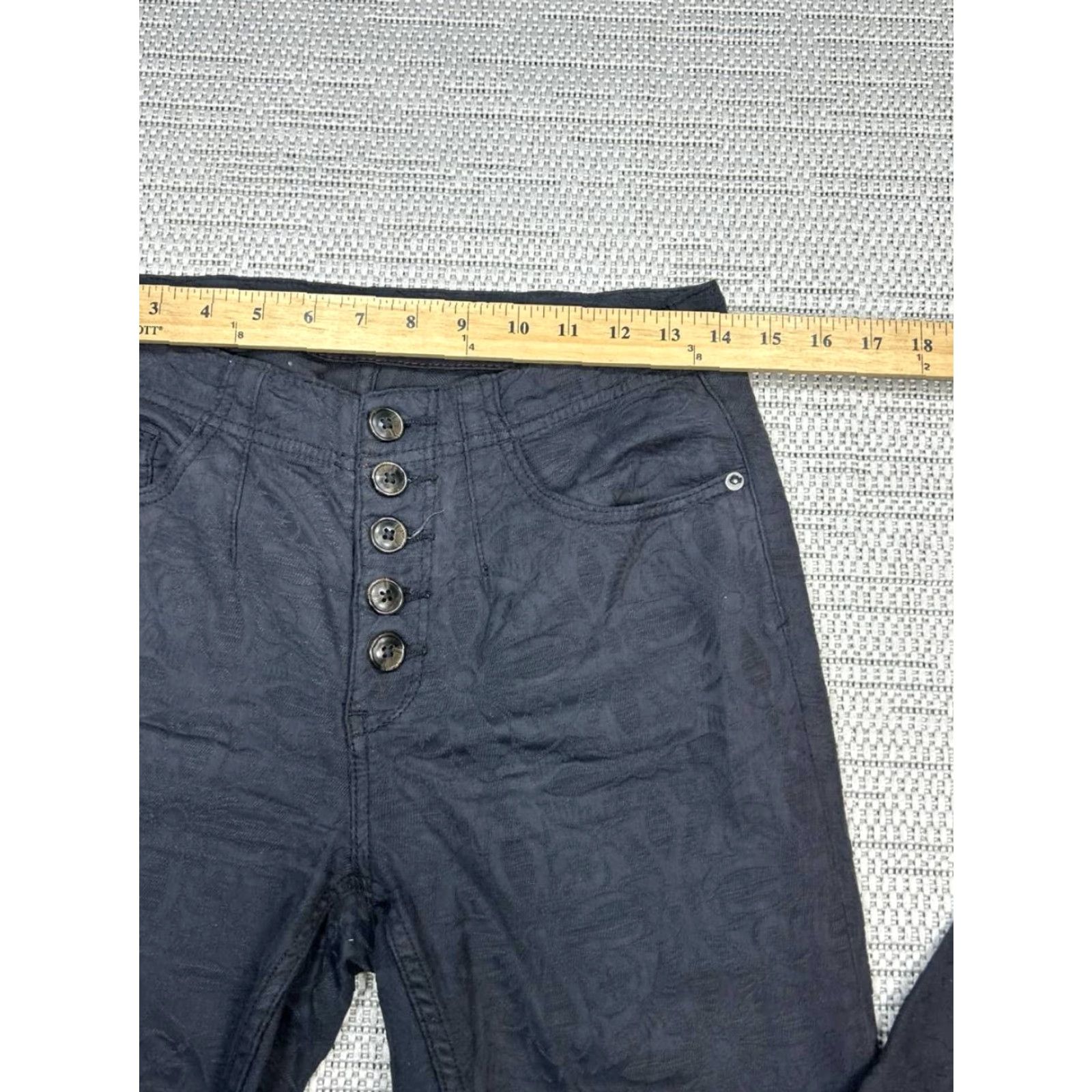 Anthropologie VINTAGE Anthropologie Pilcro and the Letterpress High Rise Skinny Pants Womens 27 Black Size 27" / US 4 / IT 40 - 6 Thumbnail