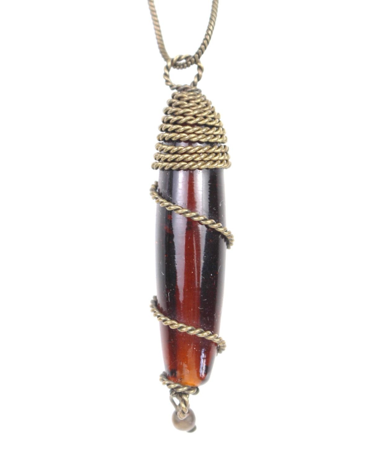 If Six Was Nine 1990S JAPANESE MADE NECKLACE – BRAIDED AMBER-TONE SEED BEAD Size ONE SIZE - 5 Thumbnail