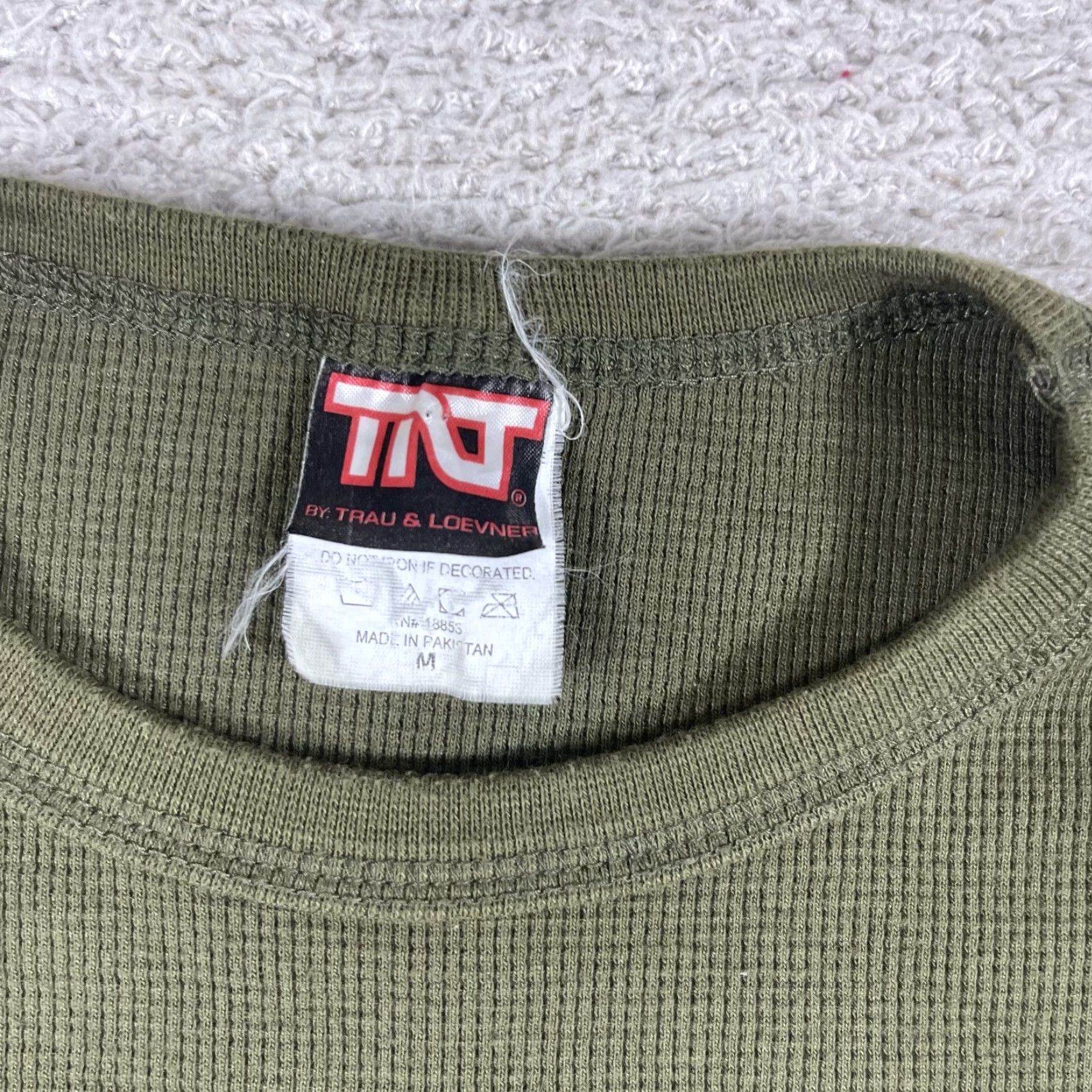 Vintage VINTAGE Lucky Charms Shirt TNT Mens M Green Thermal Waffle Knit Leprechaun Shirt Size US M / EU 48-50 / 2 - 4 Thumbnail