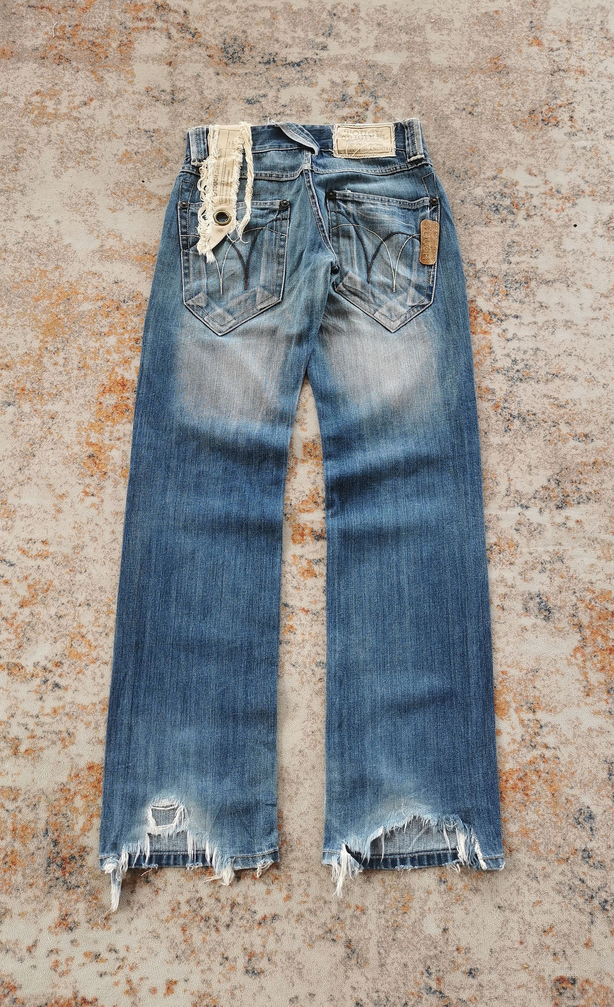 Le Grande Bleu (L.G.B.) Vintage TOUGH JEANSMITH hennessy Denim pants Size US 29 - 1 Thumbnail