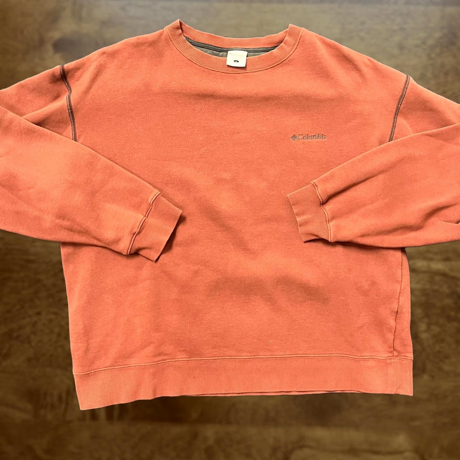 Logo 7 Columbia Sweatshirt Mens L Orange Fleece Pullover Embroidered Logo Casual Size US L / EU 52-54 / 3 - 1 Thumbnail
