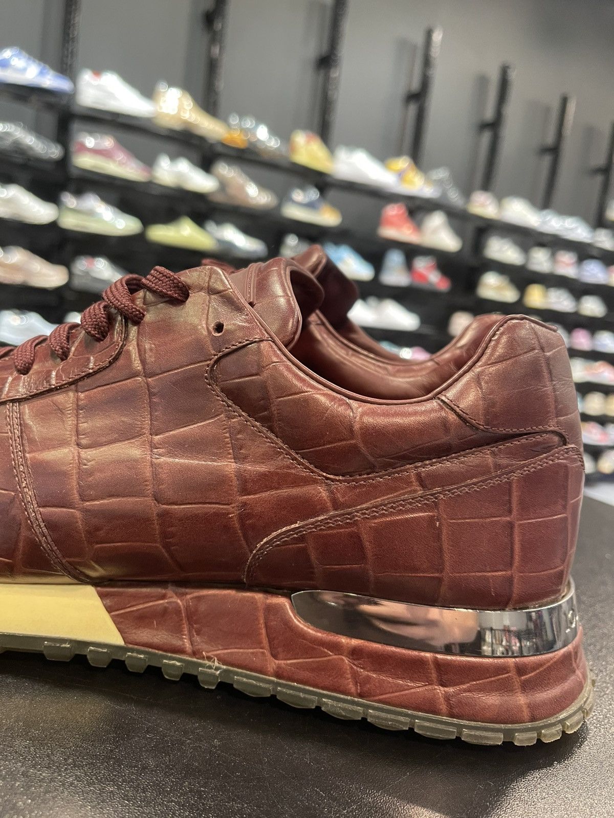 Louis Vuitton Size 11UK/12US - Louis Vuitton Croc Embossed Run Away Size US 12 / EU 45 - 5 Thumbnail