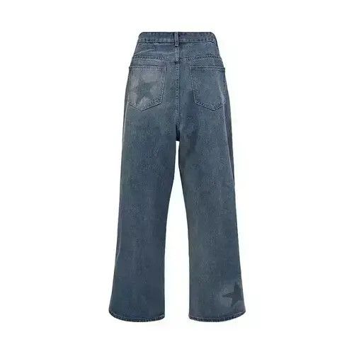 Jean washed fade distressed flare pants Size US 28 / EU 44 - 4 Thumbnail