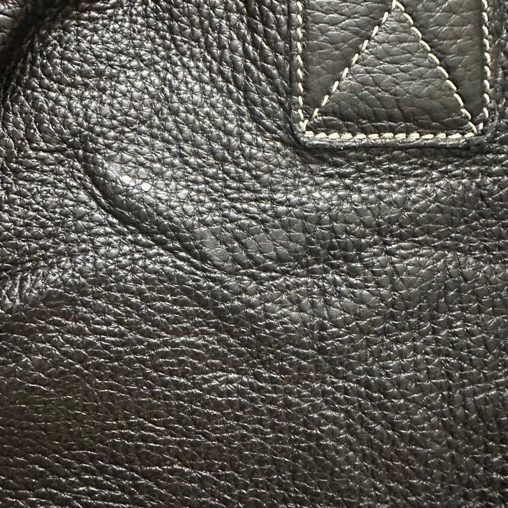 Roots Vintage Roots black tumbled leather duffle weekender bag Size ONE SIZE - 11 Thumbnail