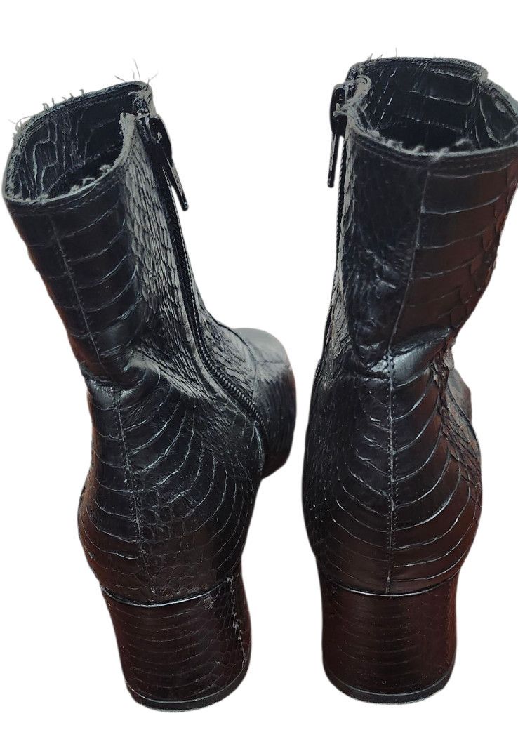 Gianni Barbato Gianni Barbato archive rare Python Leather ankle boots Size US 9.5 / IT 39.5 - 7 Thumbnail