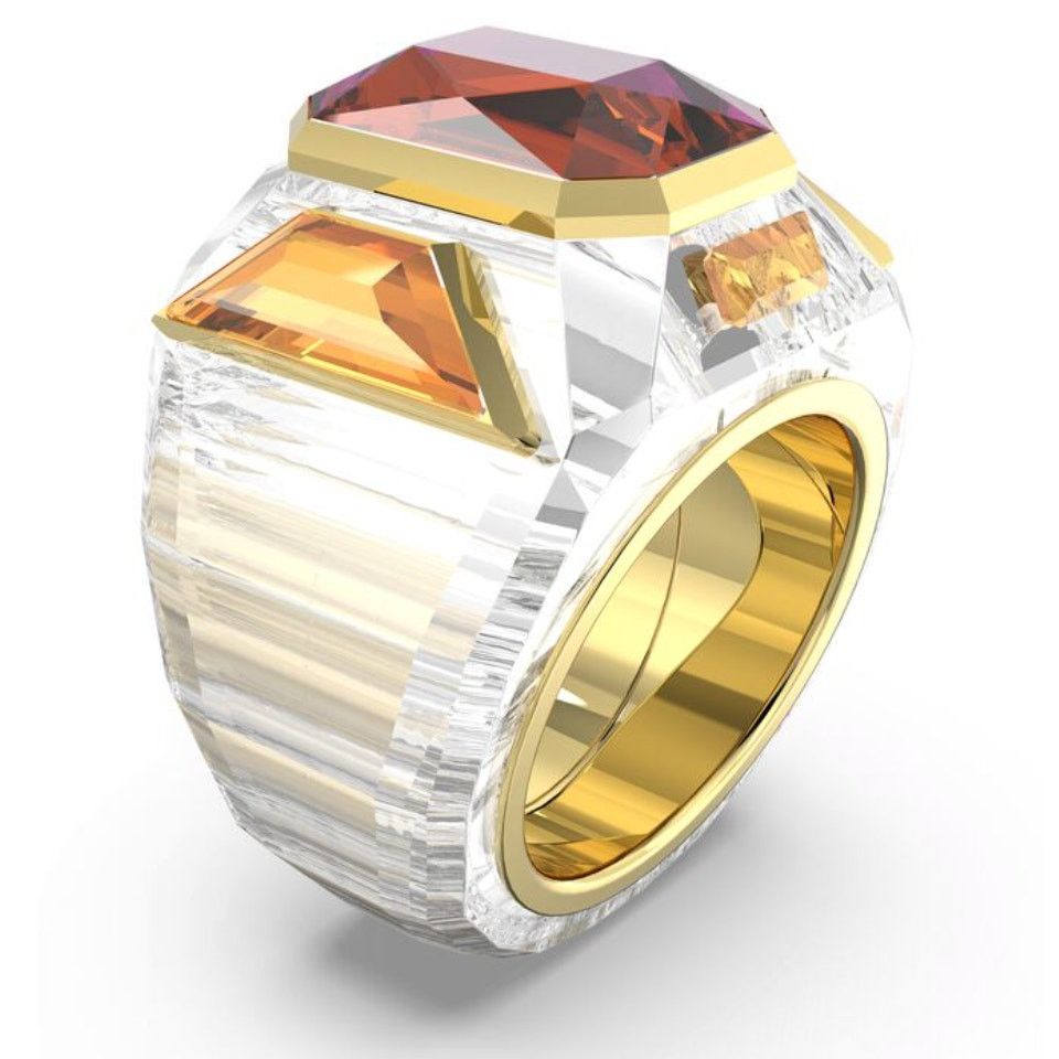 Swarovski Swarovski Chroma Cocktail Ring Pink and Gold 60 - 9 USA Size ONE SIZE - 10 Thumbnail