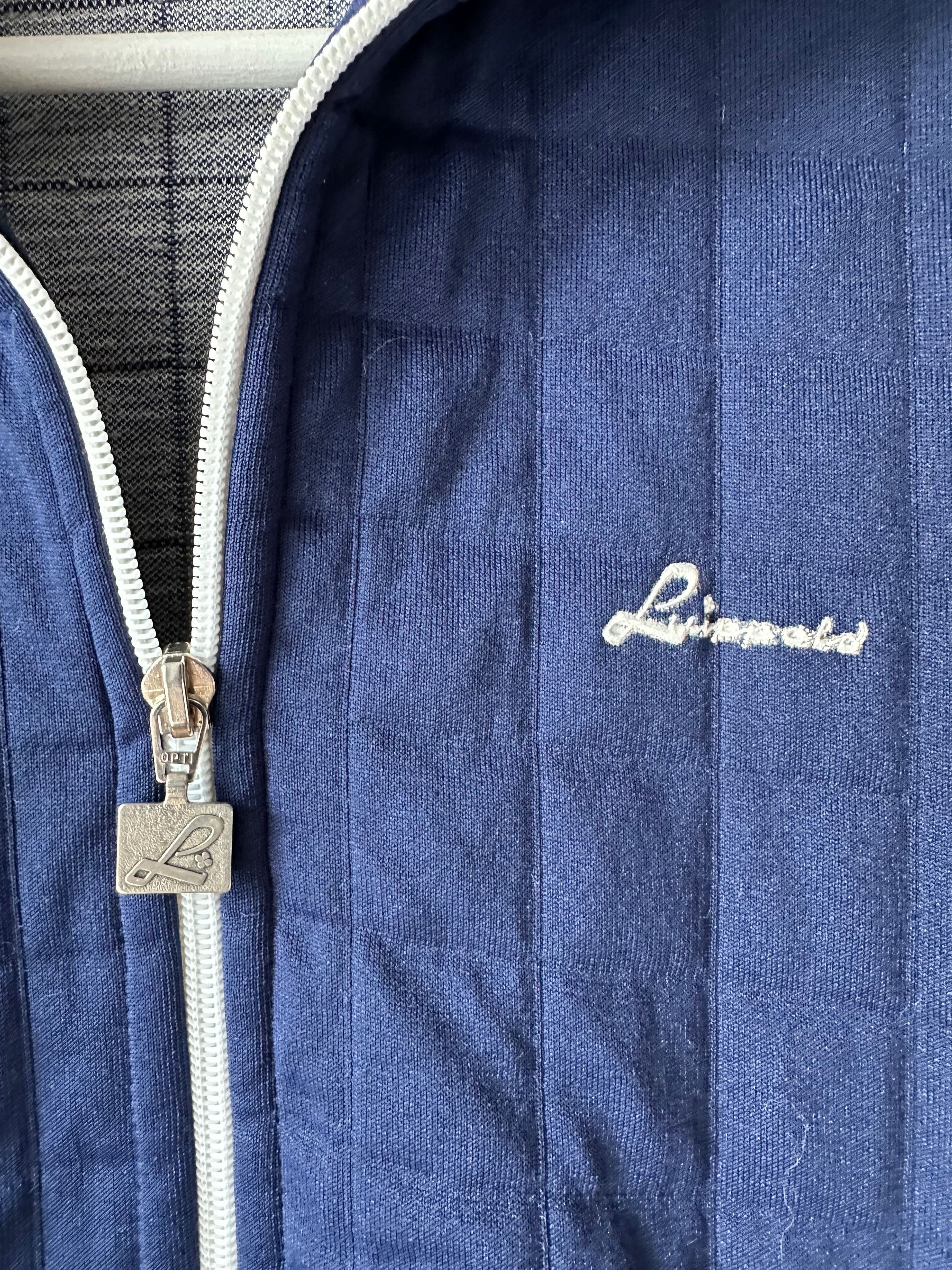 Vintage 80's - 90's Luippold West Germany quilted light jacket navy Size US L / EU 52-54 / 3 - 3 Thumbnail