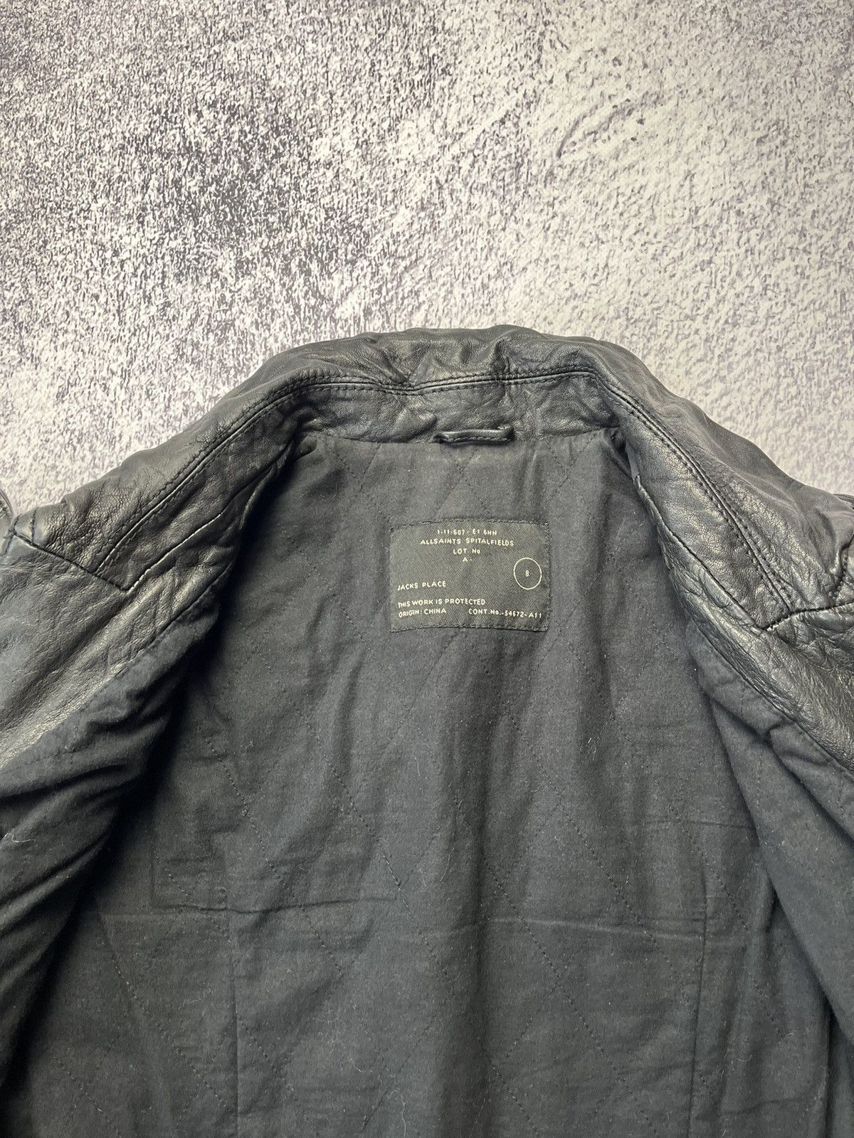 Allsaints Vintage Allsaints Balfern Leather Biker Jacket Japan Size M / US 6-8 / IT 42-44 - 17 Thumbnail