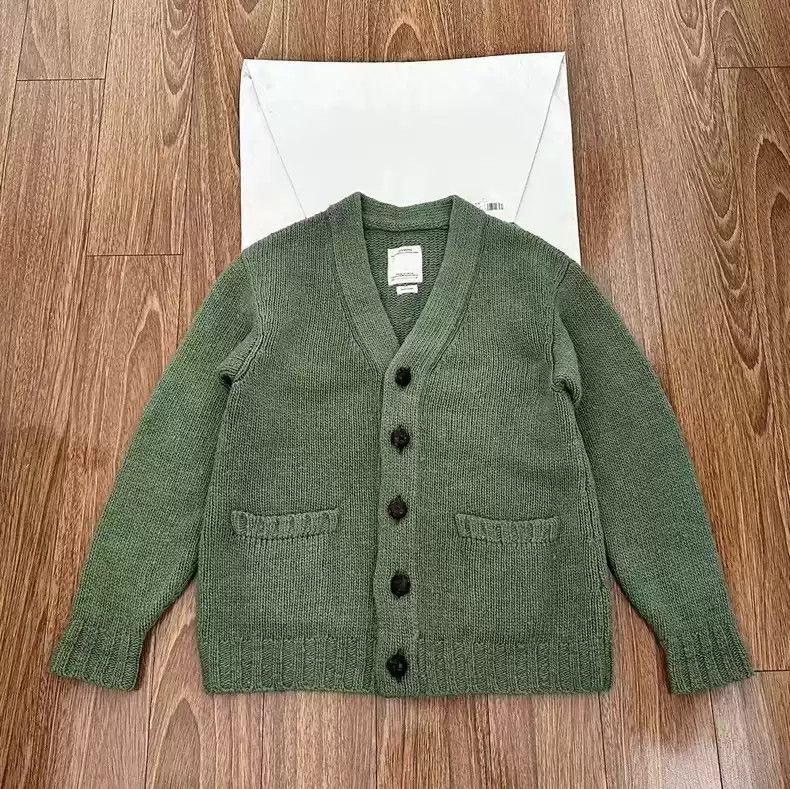 Visvim VISVIM SELMER LONG CARDIGAN UNEVEN DYE 18AW Grailed