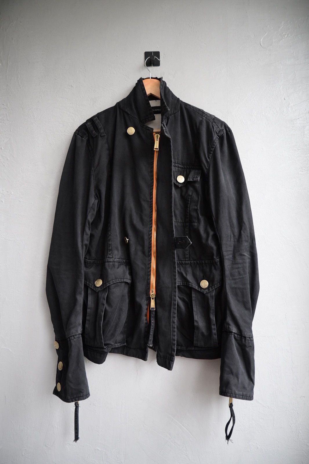 Dsquared2 Dsquared2 SS2005 multiple zippers motorbike runway jacket Size US M / EU 48-50 / 2 - 10 Thumbnail