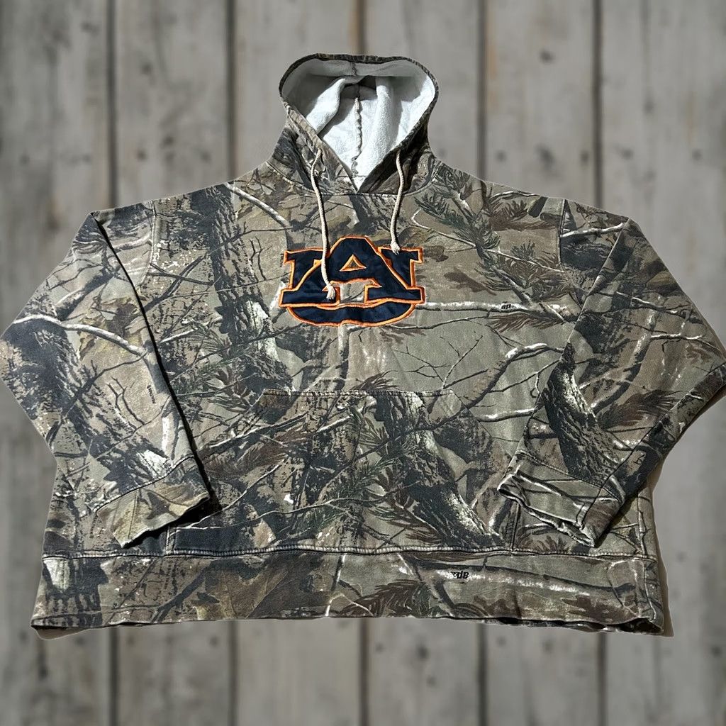 Realtree VINTAGE The Game Hoodie Realtree Camo Auburn Tigers Size Large Brown Mens L Size US L / EU 52-54 / 3 - 1 Thumbnail