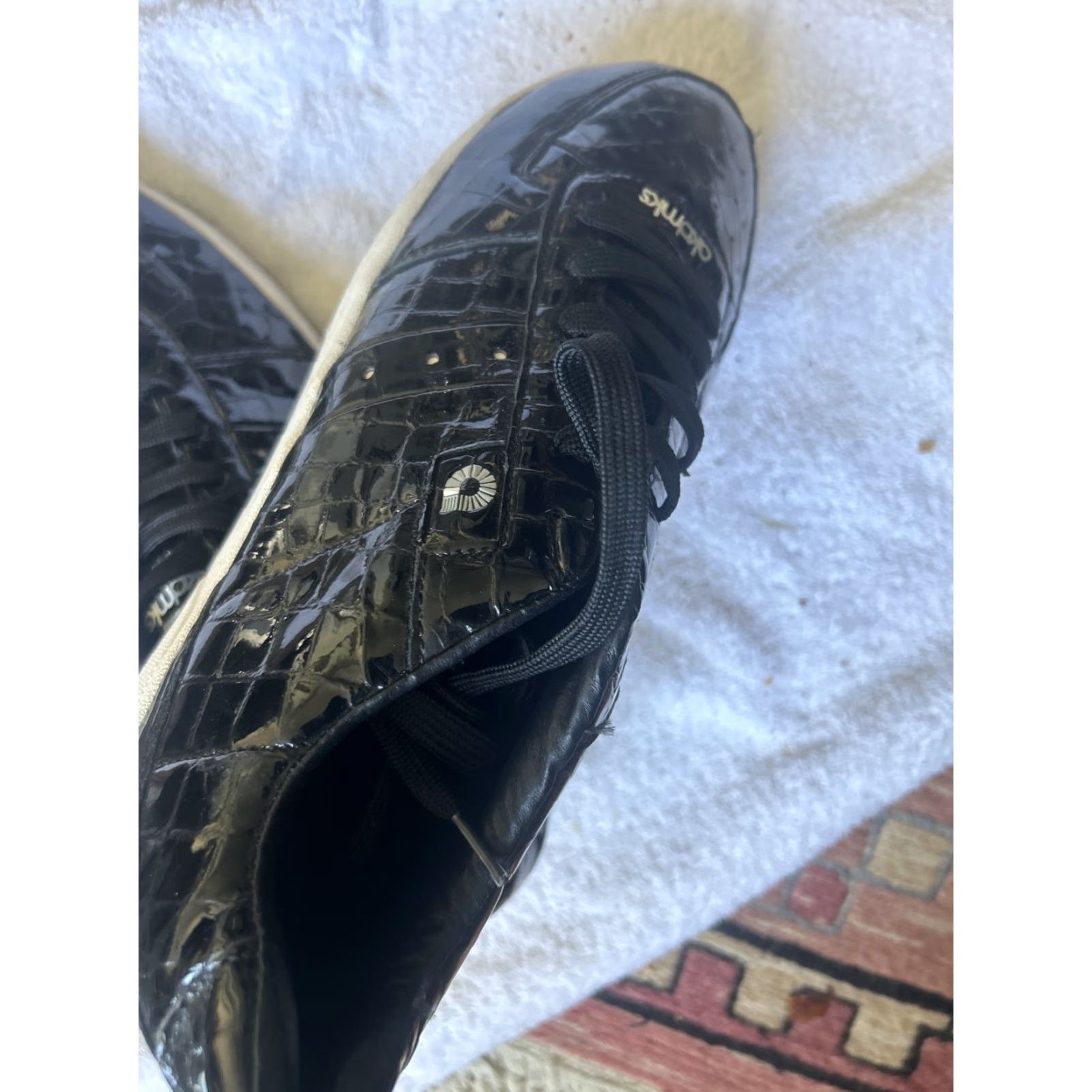 Nike VINTAGE Nike Sneaker Black Academic Size 12 Hip Hop Men Us 12 Y2K Gen Z Size US 12 / EU 45 - 6 Thumbnail