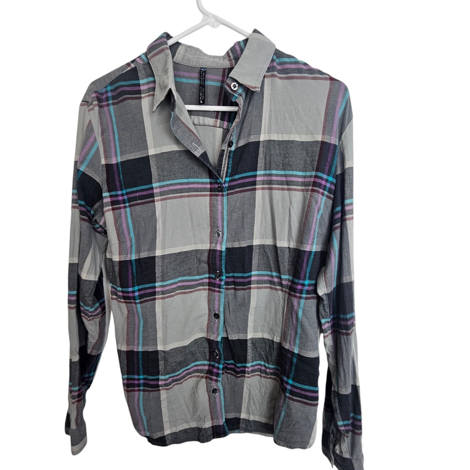 Kuhl Kuhl Womens Flannel Shirt Sz L Plaid Granola Girl Gorpcore Size L / US 10 / IT 46 - 1 Thumbnail