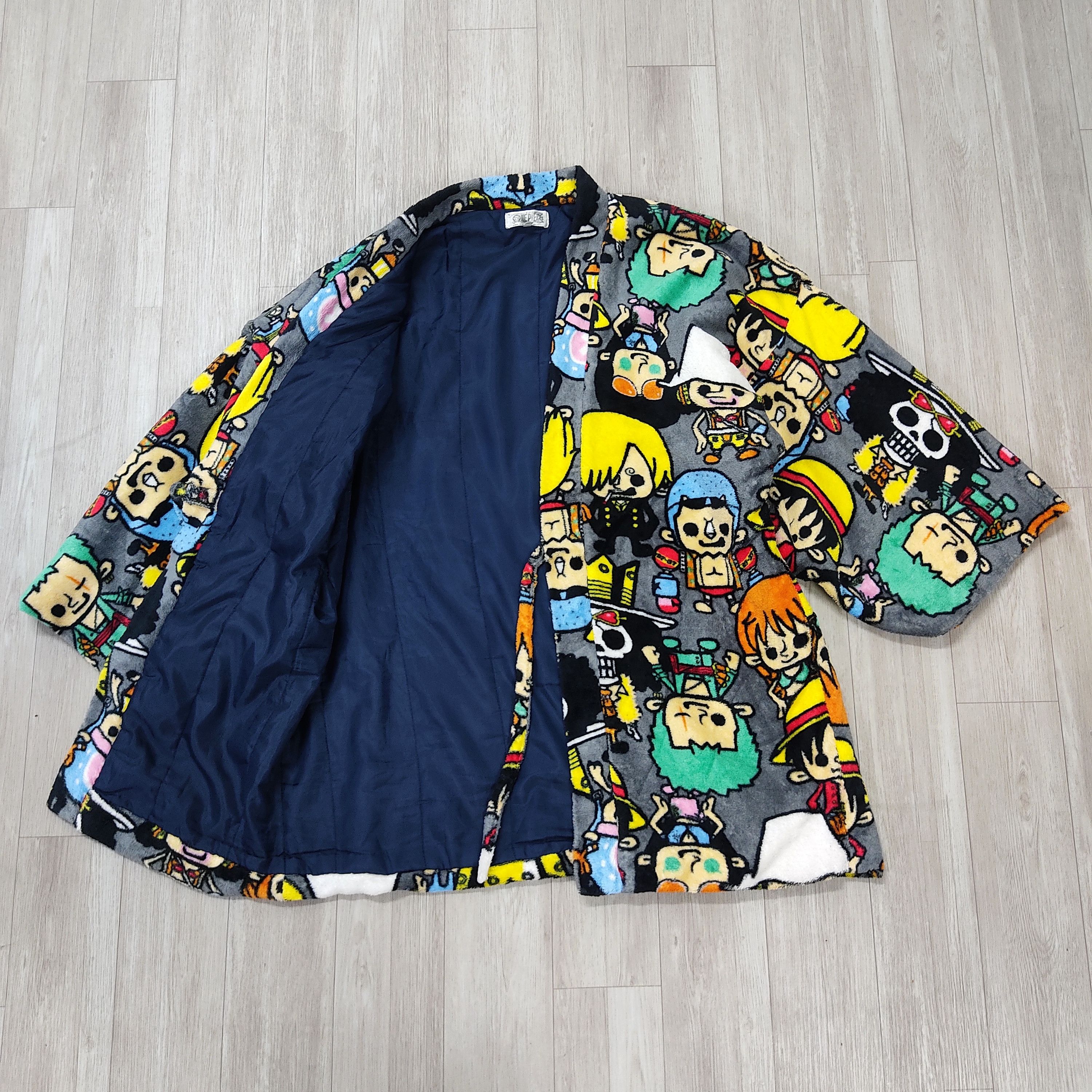 Anime ONE PIECE Anime Multicolour Yutaka Kimono Fleece Size US L / EU 52-54 / 3 - 10 Thumbnail