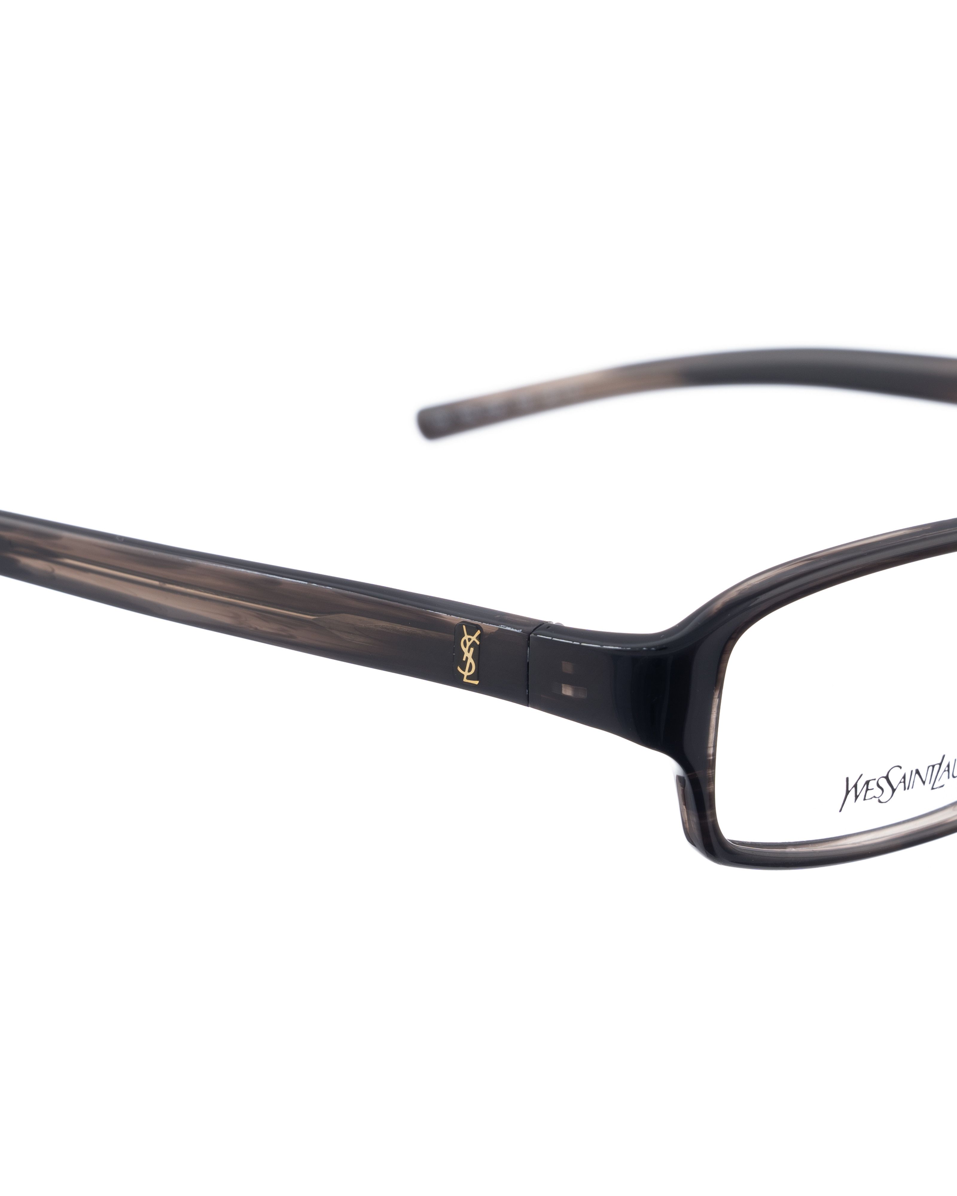 Yves Saint Laurent Yves Saint Laurent 00s Plastic Glasses with Mini Logo Size ONE SIZE - 2 Thumbnail