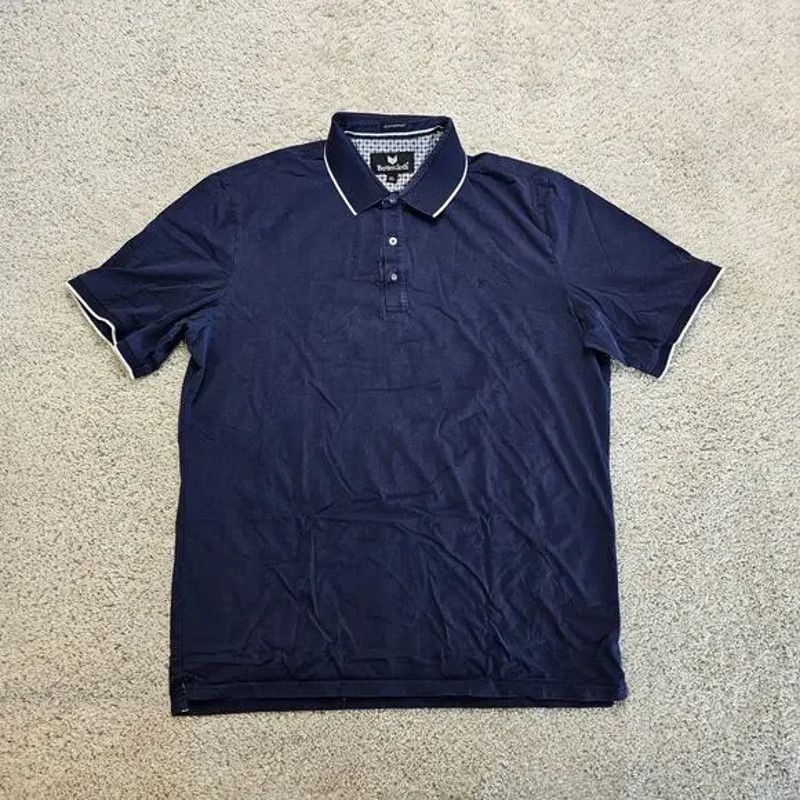 Other Buttercloth Icy Cotton Polo Mens Navy Blue Extra Large XL Size US XL / EU 56 / 4 - 2 Thumbnail