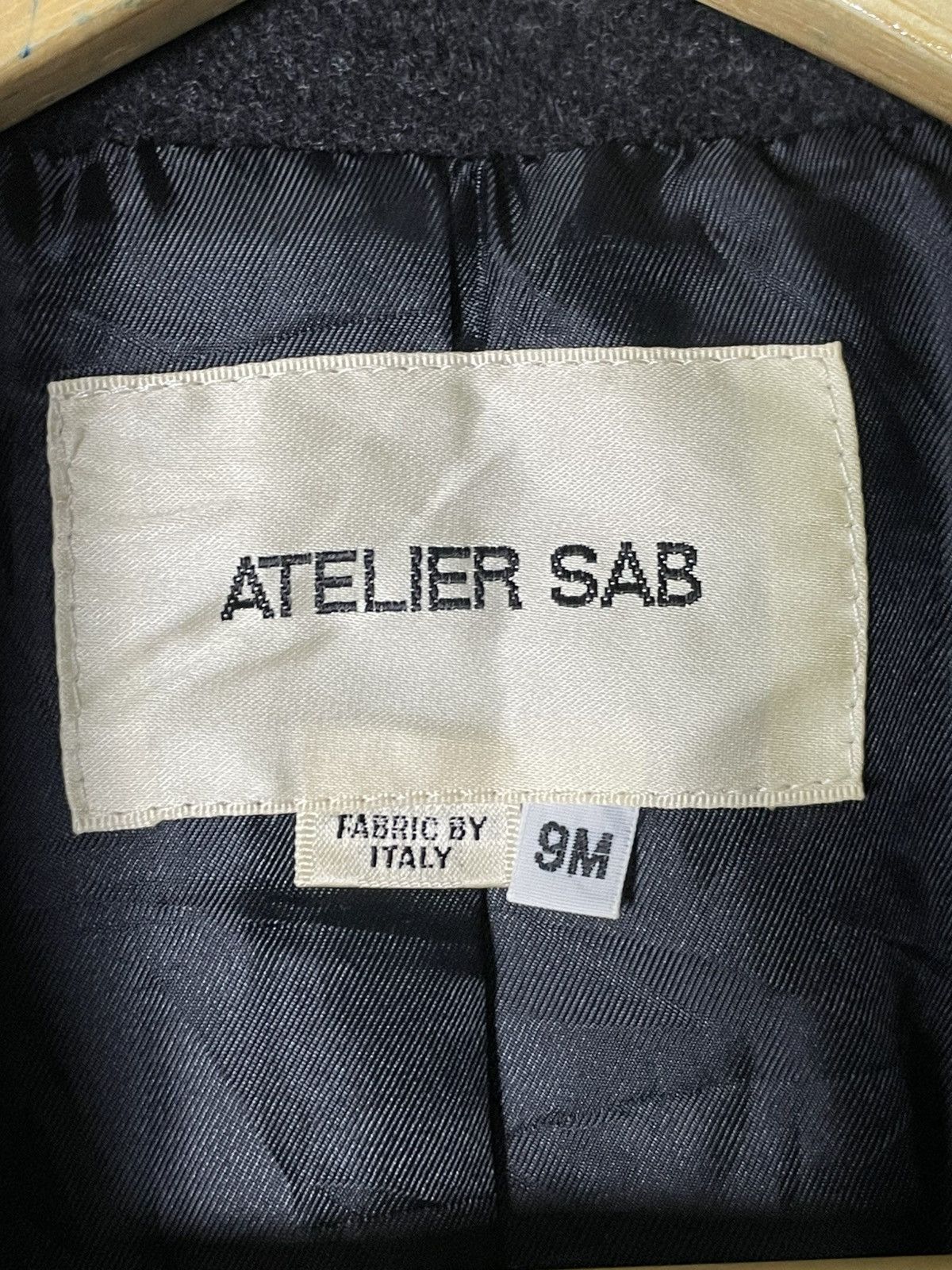 Designer × Japanese Brand × Vintage Atelier Sab x Japanese Brand Long Wool Coat (40) Size US S / EU 44-46 / 1 - 4 Thumbnail