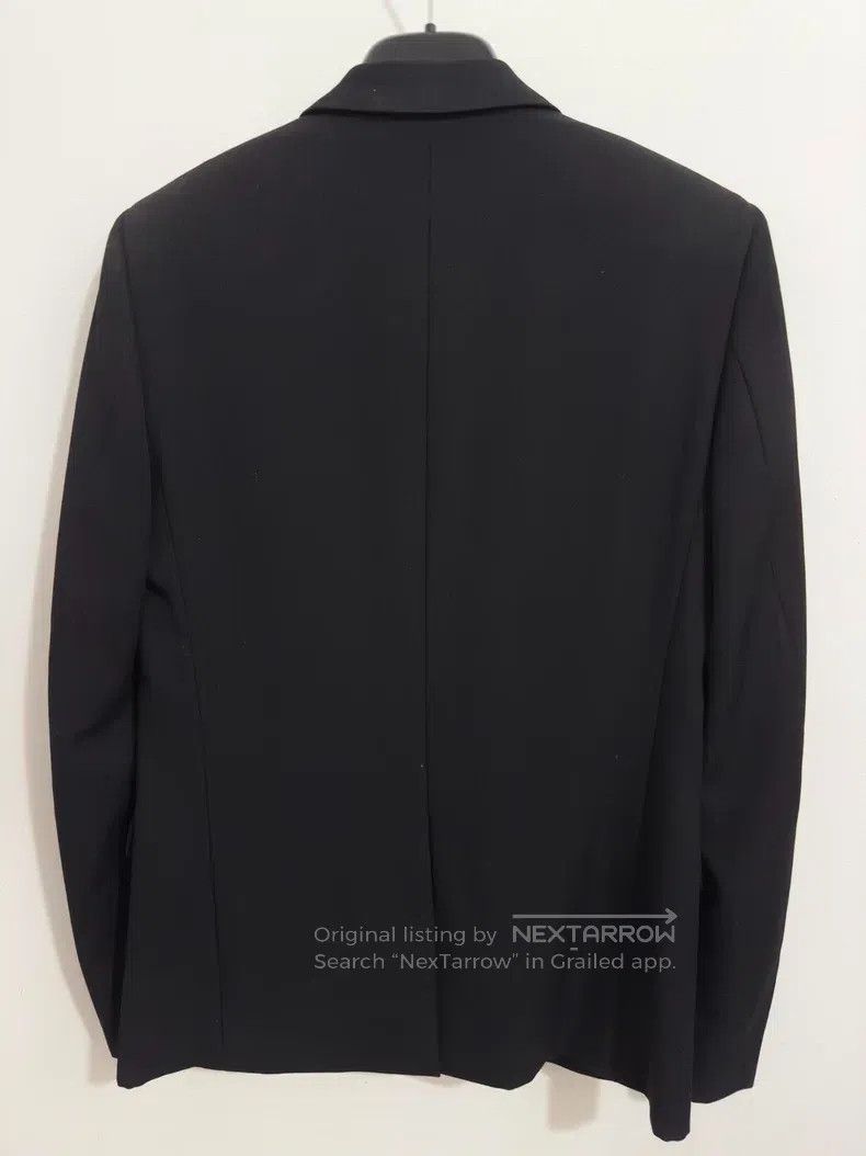 Saint Laurent Paris Saint Laurent Paris Black Satin Notched Lapel Smoking Jack Size US S / EU 44-46 / 1 - 2 Thumbnail