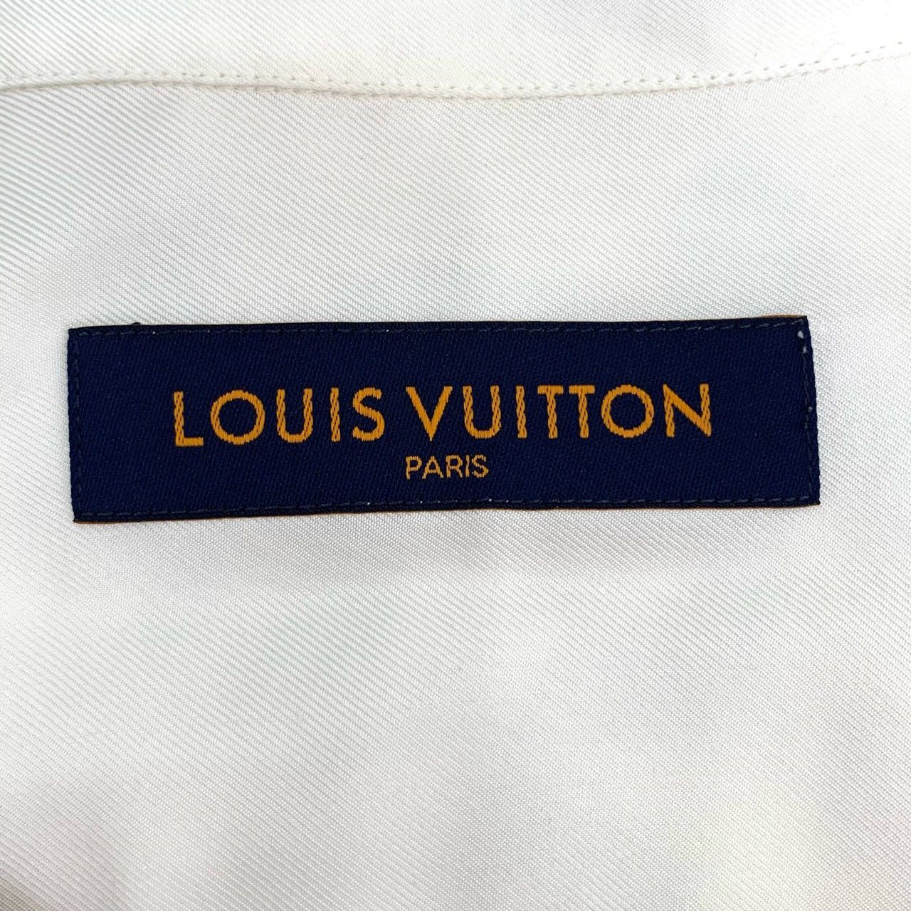 Louis Vuitton Louis Vuitton Beige Silk Long Sleeve Shirt K26WX Size US M / EU 48-50 / 2 - 7 Thumbnail