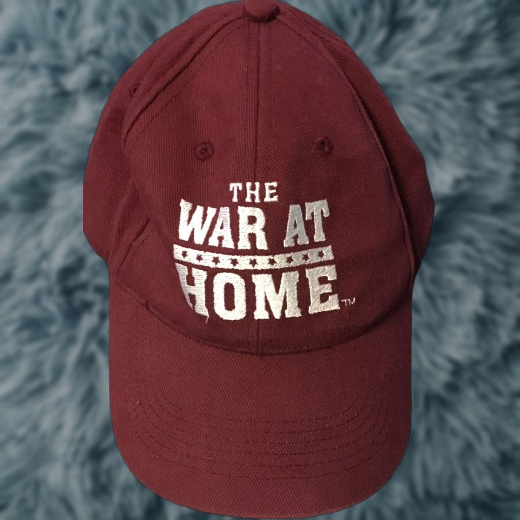 Vintage VINTAGE Fox The War At Home TV Sitcom Promotional Hat Mens Adjustable Red Fox Network TV Series Theme 80s 90s USA Biker Movie Humor Michael Rapaport Size ONE SIZE - 1 Thumbnail