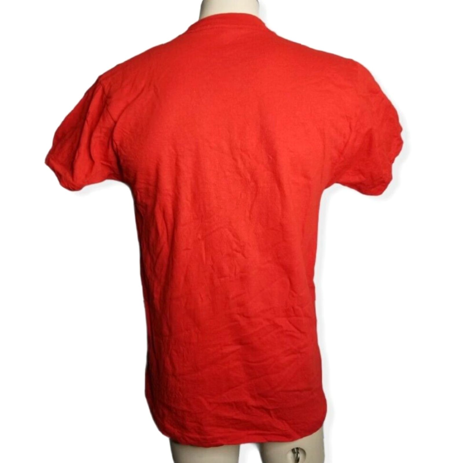 Fruit Of The Loom VINTAGE Fruit of the Loom T-Shirt Pocket Red Mens L Crew Neck 90s Distressed USA Short Sleeve Size US L / EU 52-54 / 3 - 2 Thumbnail