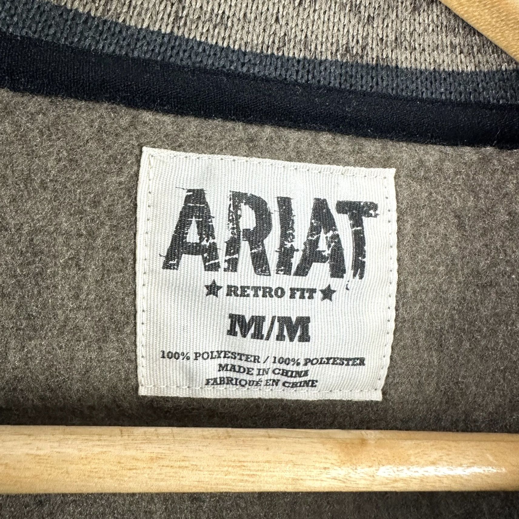 Ariat Ariat Caldwell Jacket Mens M Brown Sweater Fleece Southwestern Button-Up Shacket Size US M / EU 48-50 / 2 - 3 Thumbnail
