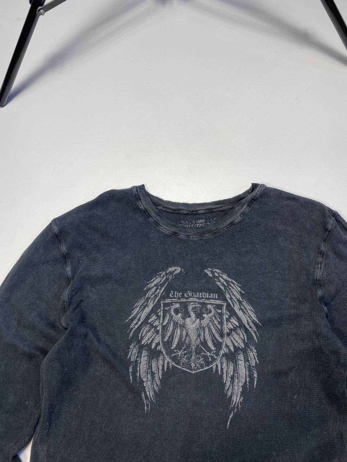 Affliction × Vintage CRAZY Y2K AFFLICTION LONG SLEEVE THERMAL SKULLS GOTH OPIUM Size US XL / EU 56 / 4 - 11 Thumbnail