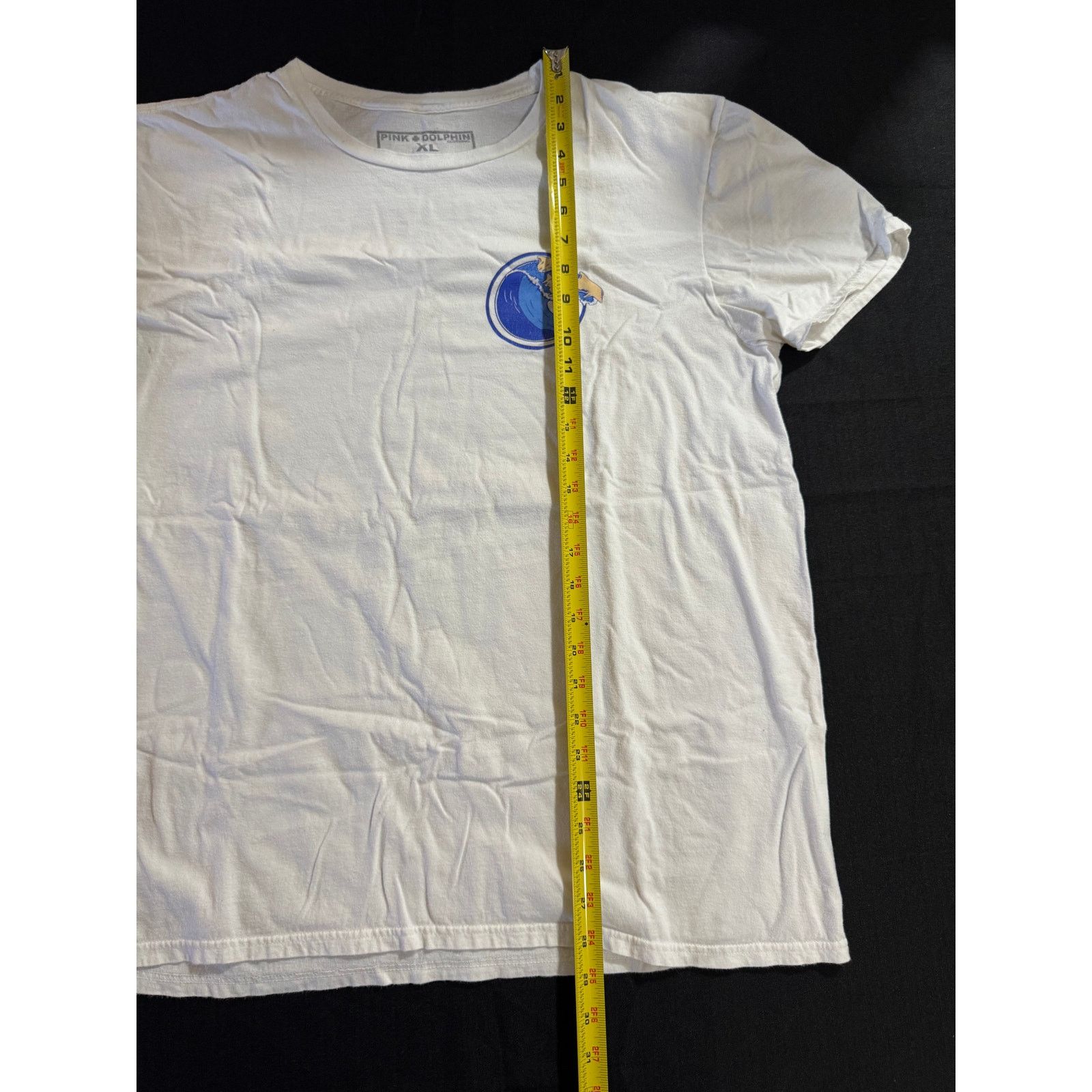 Pink Dolphin Pink Dolphin Clothing Tee Men's XL White Wave Vintage Size US XL / EU 56 / 4 - 5 Thumbnail