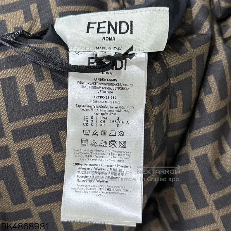 Fendi Fendi Reversible floral printed puffer coat Size S / US 4 / IT 40 - 7 Thumbnail