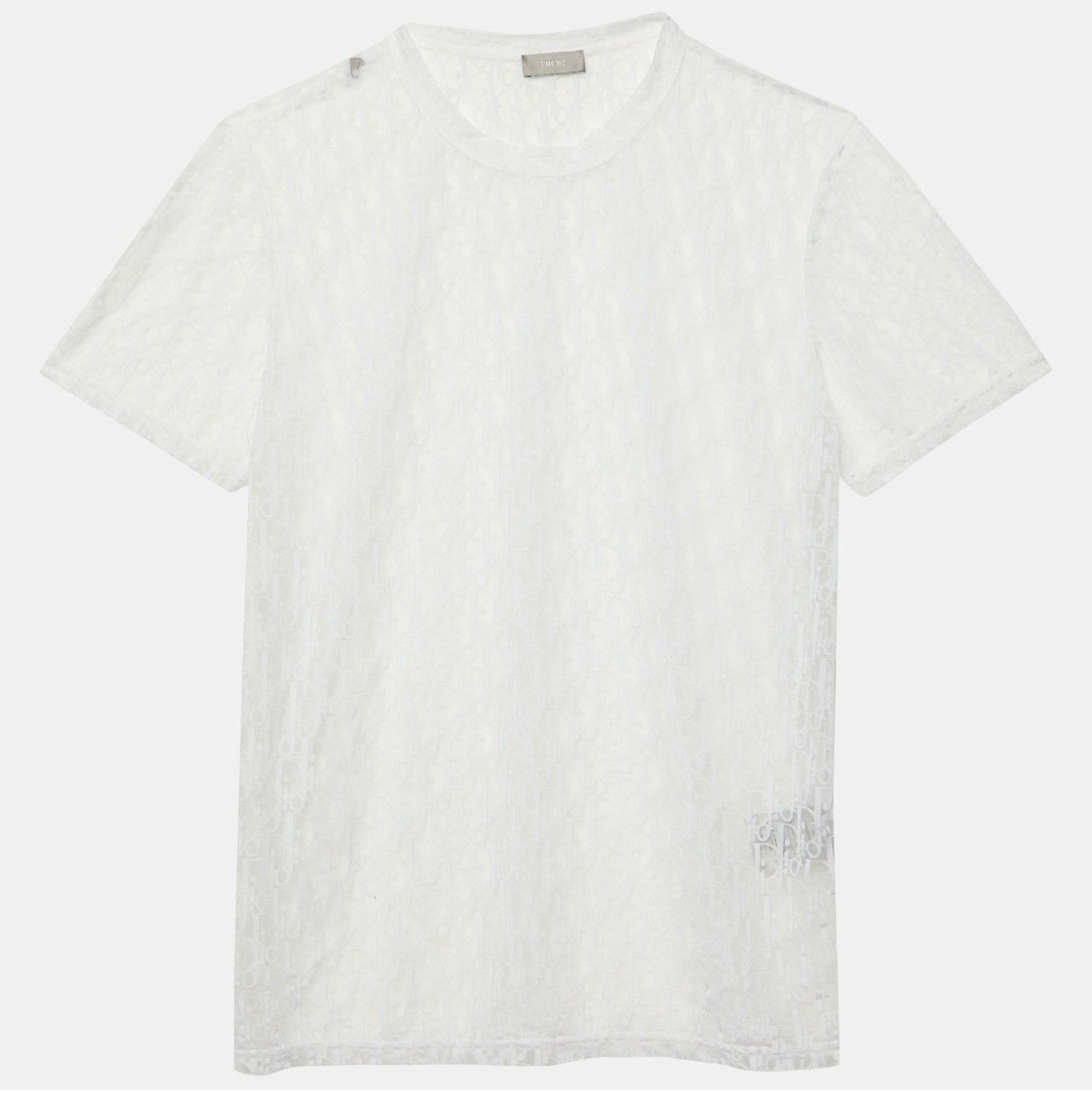 Dior Dior Sheer Oblique T-Shirt | Grailed