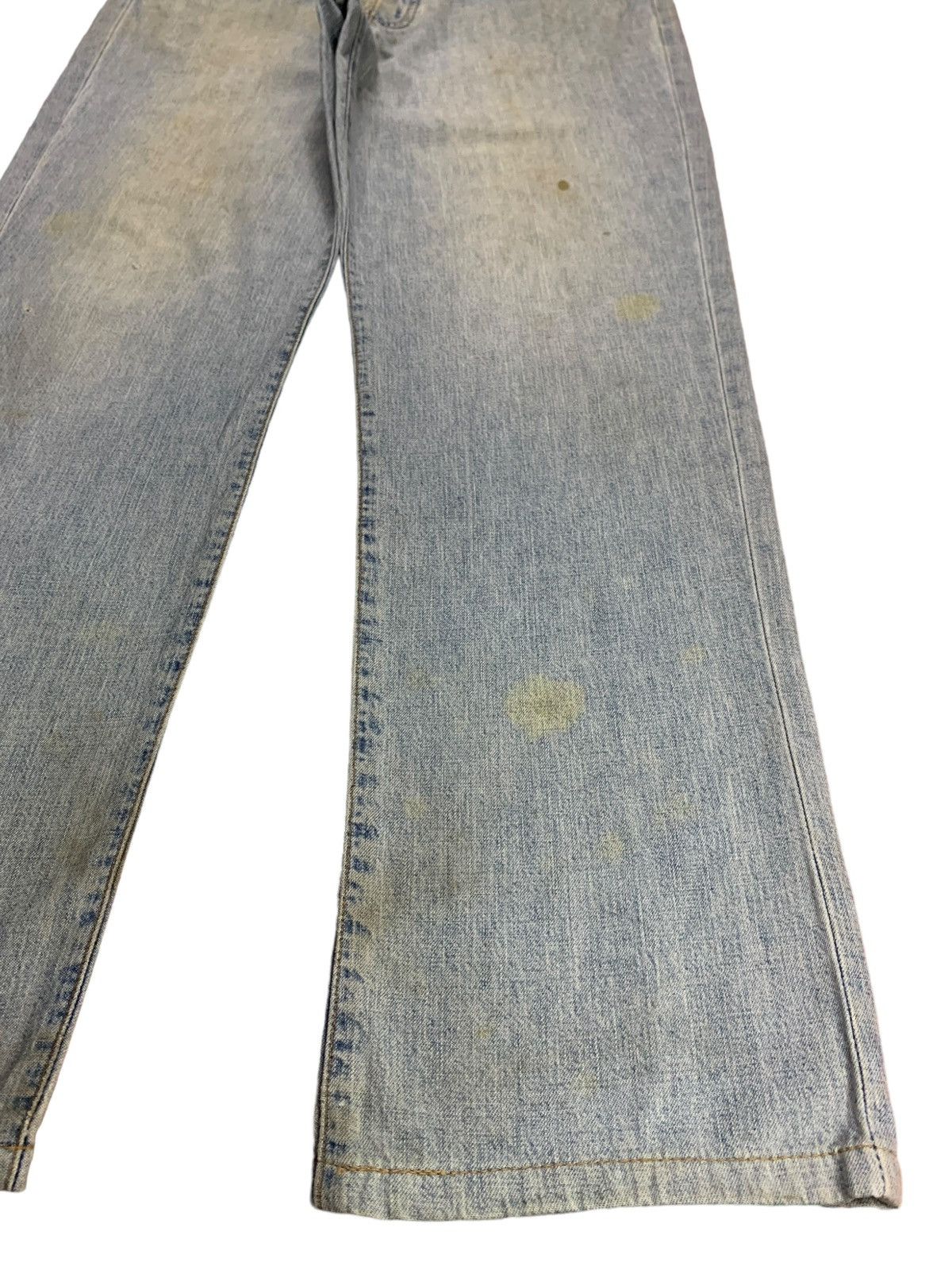 Polo Ralph Lauren Vintage / Y2K RRL Ralph Lauren Mud Wash Distress Loose Jeans Size US 33 - 7 Thumbnail