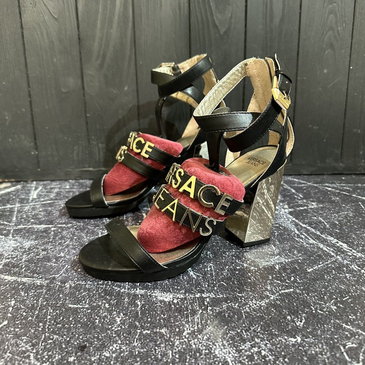 Versace Jeans Couture Versace Jeans Couture Leather Women’s Heels 37 Size Size US 7 / IT 37 - 3 Thumbnail