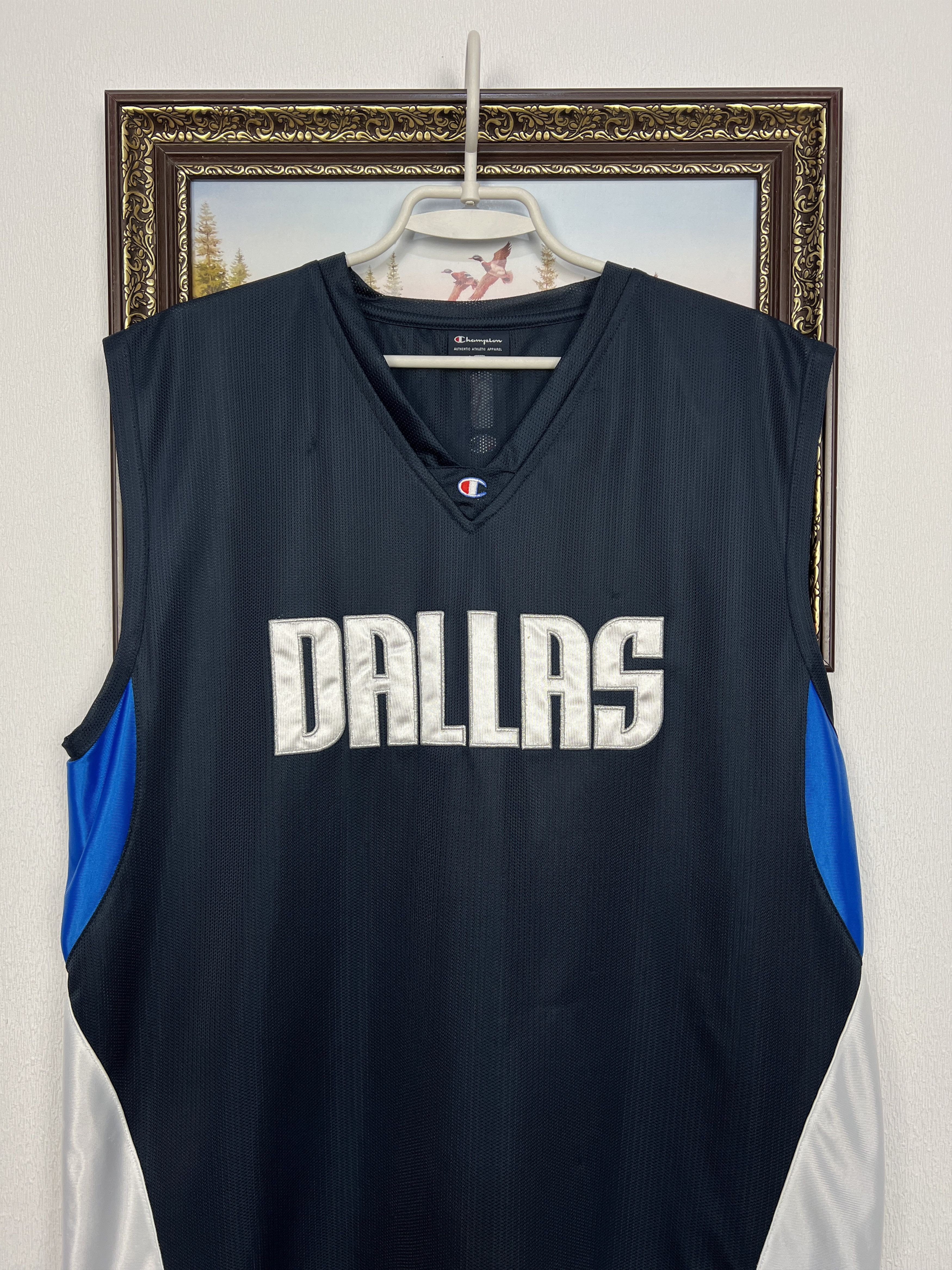Champion Vintage Champion NBA Dallas Mavericks Pre Match Jersey Size US L / EU 52-54 / 3 - 2 Thumbnail