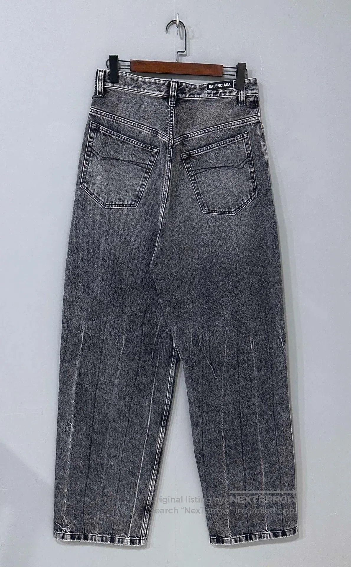 Balenciaga Balenciaga FW22 Washed Straight Jeans. Size US 29 - 3 Thumbnail