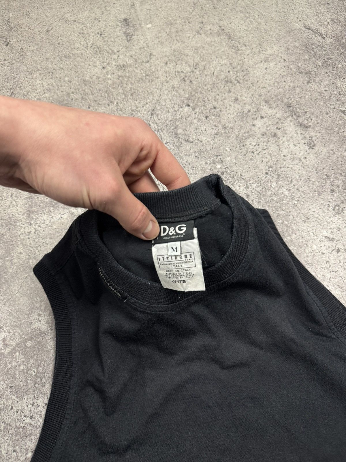 Dolce & Gabbana Vintage Dolce & Gabbana Tank Top 90s Y2K Faded Archive Size US S / EU 44-46 / 1 - 5 Thumbnail
